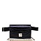 LUXURY VERA CROC AND SNAKE FAUX LEATHER BELT BAG JY-17969CML