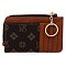 Fashion CM Monogram Card Holder Keychain Wallet