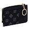 Fashion CM Monogram Card Holder Keychain Wallet