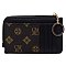 Fashion CM Monogram Card Holder Keychain Wallet