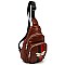 Trendy Queen Bee Stripe Sling Backpack