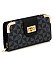 Monogram Turn Lock Crossbody Wallet