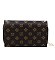 CM Monogram Twist Lock Double Zip Around Crossbody Wallet