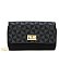 Monogram Twist Lock Double Zip Around Crossbody Wallet