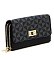 Monogram Twist Lock Double Zip Around Crossbody Wallet