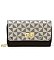 Monogram Twist Lock Double Zip Around Crossbody Wallet