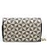 Monogram Twist Lock Double Zip Around Crossbody Wallet