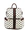 CM Monogram Striped Convertible Backpack