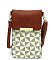 Monogram Cell Phone Purse Crossbody Bag