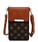 CM Monogram Cell Phone Purse Crossbody Bag