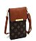 CM Monogram Cell Phone Purse Crossbody Bag