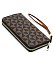 Monogram Zip Around Wallet Wristlet