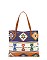 Aztec Tribal Canvas Shopper