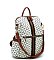 PM Monogram Striped Convertible Backpack