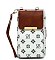 CM Monogram Bifold Wallet Crossbody Cell Phone Case