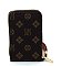 CM Monogram Accordion Card Holder Wallet Wristlet