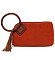 Fashion Cuff Handle Tassel Wristlet Clutch