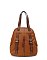 Pebbled 2-Tone Convertible Backpack