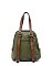 Pebbled 2-Tone Convertible Backpack