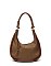 Fashion Whipstitch Shoulder Bag Hobo