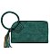 Fashion Cuff Handle Tassel Wristlet Clutch