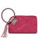 Fashion Cuff Handle Tassel Wristlet Clutch