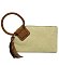 Fashion Cuff Handle Tassel Wristlet Clutch