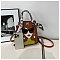 Woman with 3D Pearl Earring & Sunglasses Figure Satchel-Crossbody Bag