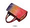 Tie-dyed Croc Multi-Compartment Shoulder Bag