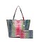 Tie-dyed 2 in 1 Croc Tote-Shoulder Bag with Wallet