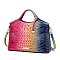 Tie-dyed Croc Satchel-Crossbody Bag