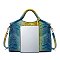 Tie-dyed Croc Satchel-Crossbody Bag