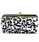 Leopard Fur Kiss Lock Clutch Wallet