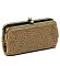 Terry Fur Kiss Lock Clutch Wallet