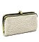 Terry Fur Kiss Lock Clutch Wallet