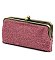 Terry Fur Kiss Lock Clutch Wallet