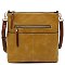 Fashion Zip Pocket Crossbody Bag