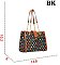 3 IN 1 Colorful Monogram Shoulder Bag Crossbody + Wallet Set