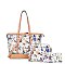 3 IN 1 Graffiti-Monogram Tote & Cross-Body With Wallet