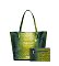 Tie-dyed 2 in 1 Croc Tote-Shoulder Bag with Wallet