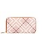 Checker Plaid Pattern Colored Zipper Wristlet Wallet