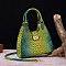 green croc bags