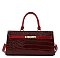 wine color handbag