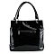 Belted Jean Design Tote Handbag