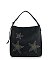 Sparkling Stars Denim Hobo Handbag