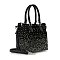 Glamorous Rhinestone Design Tote Handbag