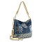 Daisy Rhinestone Hobo Handbag