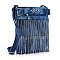 Beaded Fringe Crossbody Sling Handbag