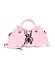 Bat Wing Rhinestone Spider Accent Fashion Bag