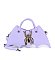 Bat Wing Rhinestone Spider Accent Fashion Bag